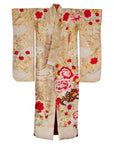 Vintage Silk Kimono with Gold, Silver and Red Embroidery-1. Asian & Chinese Furniture, Art, Antiques, Vintage Home Décor for sale at FEA Home