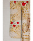 Vintage Silk Kimono with Gold, Silver and Red Embroidery-7. Asian & Chinese Furniture, Art, Antiques, Vintage Home Décor for sale at FEA Home