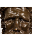 Plaster Carved Head Bust of Roman God Jupiter-9. Asian & Chinese Furniture, Art, Antiques, Vintage Home Décor for sale at FEA Home