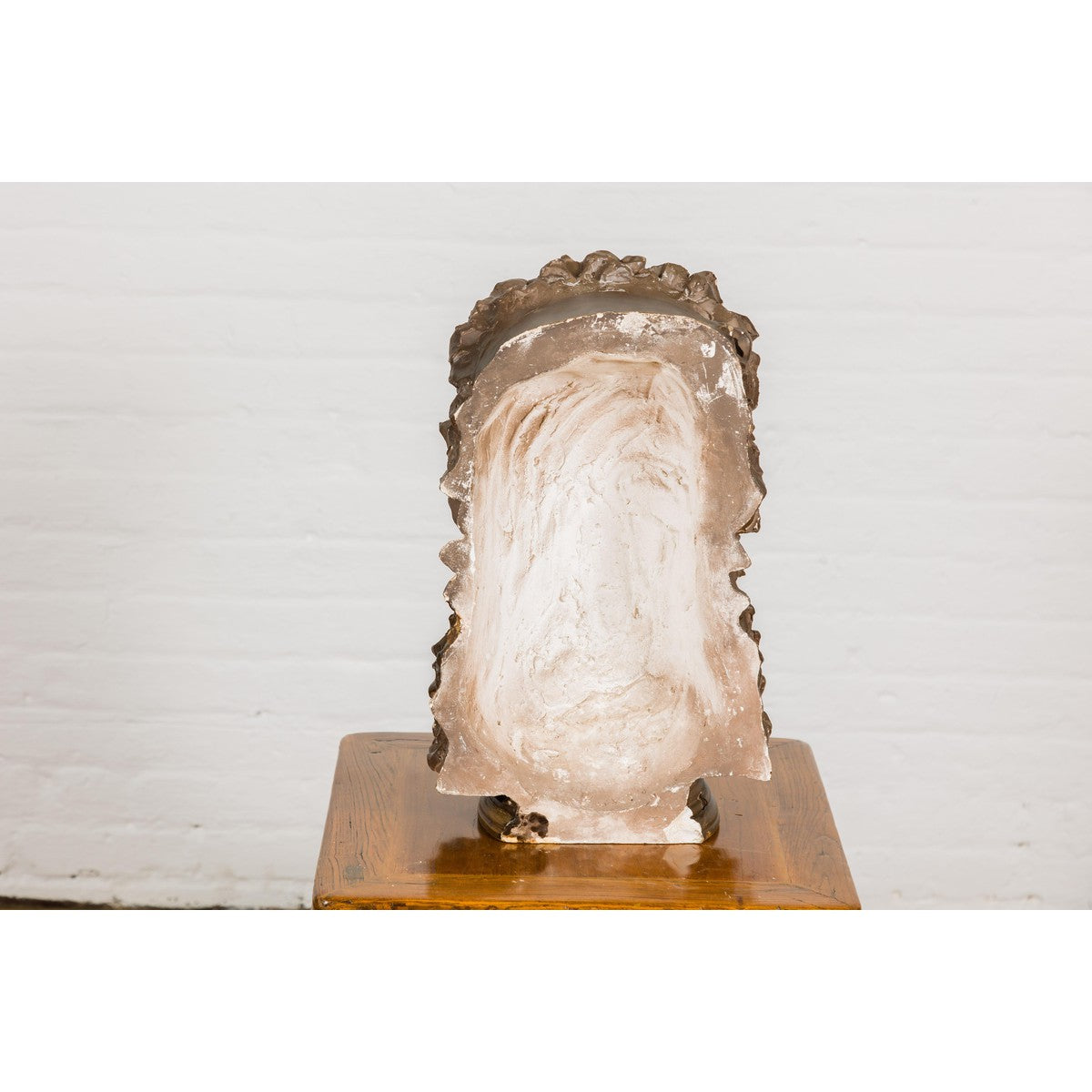 Plaster Carved Head Bust of Roman God Jupiter-14. Asian & Chinese Furniture, Art, Antiques, Vintage Home Décor for sale at FEA Home