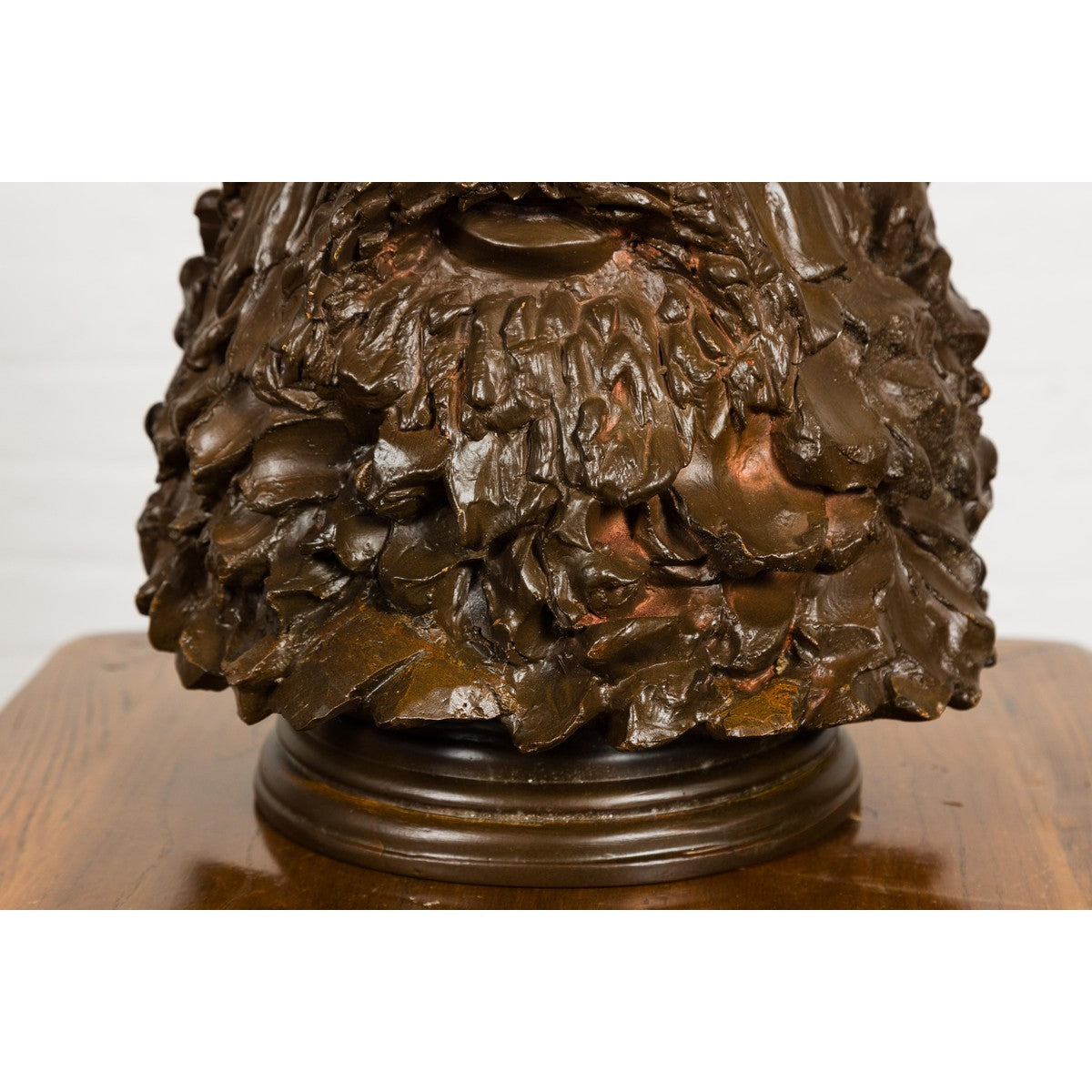 Plaster Carved Head Bust of Roman God Jupiter-8. Asian & Chinese Furniture, Art, Antiques, Vintage Home Décor for sale at FEA Home