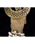 Antique Body Ornament Made of Himalayan Shells Secured to a Brass Buckle-13. Asian & Chinese Furniture, Art, Antiques, Vintage Home Décor for sale at FEA Home