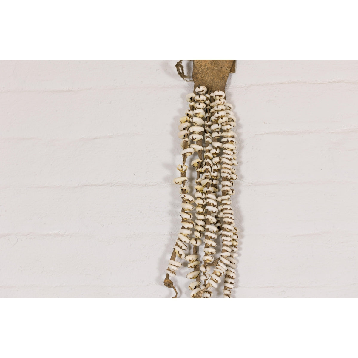 Antique Body Ornament Made of Himalayan Shells Secured to a Brass Buckle-4. Asian & Chinese Furniture, Art, Antiques, Vintage Home Décor for sale at FEA Home