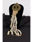 Antique Body Ornament Made of Himalayan Shells Secured to a Brass Buckle-6. Asian & Chinese Furniture, Art, Antiques, Vintage Home Décor for sale at FEA Home