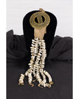 Antique Body Ornament Made of Himalayan Shells Secured to a Brass Buckle-7. Asian & Chinese Furniture, Art, Antiques, Vintage Home Décor for sale at FEA Home