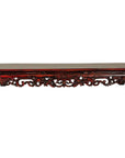 Qing Dynasty Low Kang Coffee Table with Reddish Brown Finish and Carved Décor-1. Asian & Chinese Furniture, Art, Antiques, Vintage Home Décor for sale at FEA Home