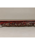 Qing Dynasty Low Kang Coffee Table with Reddish Brown Finish and Carved Décor-2. Asian & Chinese Furniture, Art, Antiques, Vintage Home Décor for sale at FEA Home