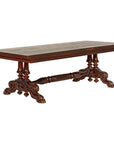 Dutch Colonial Ornate Coffee Table with Carved Lion Paw Legs-1. Asian & Chinese Furniture, Art, Antiques, Vintage Home Décor for sale at FEA Home