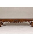19th Century Lacquered Coffee Table with Hand-Carved Apron and Chow Legs-5. Asian & Chinese Furniture, Art, Antiques, Vintage Home Décor for sale at FEA Home