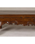 19th Century Lacquered Coffee Table with Hand-Carved Apron and Chow Legs-8. Asian & Chinese Furniture, Art, Antiques, Vintage Home Décor for sale at FEA Home