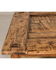Country Style Distressed Two-Tier Coffee Table with Inset Top and Straight Legs-17. Asian & Chinese Furniture, Art, Antiques, Vintage Home Décor for sale at FEA Home