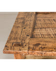 Country Style Distressed Two-Tier Coffee Table with Inset Top and Straight Legs-9. Asian & Chinese Furniture, Art, Antiques, Vintage Home Décor for sale at FEA Home