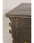 Low Kang Carved Sideboard with Brown Distressed Finish and Two Small Doors-7. Asian & Chinese Furniture, Art, Antiques, Vintage Home Décor for sale at FEA Home