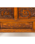 Vintage Chinese Carved Wood Console Table with Drawers-6. Asian & Chinese Furniture, Art, Antiques, Vintage Home Décor for sale at FEA Home