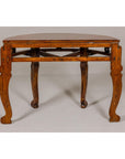 19th Century Wooden Demilune Table with Carved Mythical Creatures-14. Asian & Chinese Furniture, Art, Antiques, Vintage Home Décor for sale at FEA Home