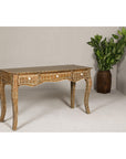 Anglo Louis XV Style Console Table with Three Drawers and Cabriole Legs-12. Asian & Chinese Furniture, Art, Antiques, Vintage Home Décor for sale at FEA Home