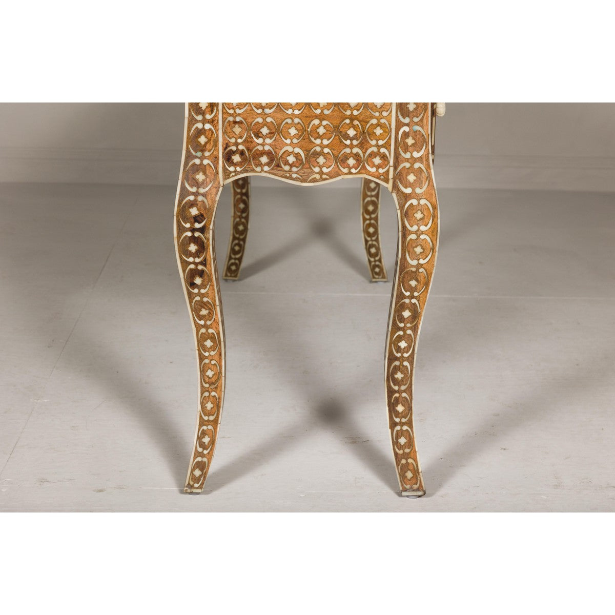 Anglo Louis XV Style Console Table with Three Drawers and Cabriole Legs-18. Asian & Chinese Furniture, Art, Antiques, Vintage Home Décor for sale at FEA Home