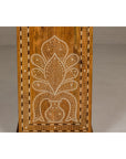 Anglo Indian Style Mango Wood Chest with Four Drawers and Floral Bone Inlay-15. Asian & Chinese Furniture, Art, Antiques, Vintage Home Décor for sale at FEA Home