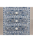 Blue and White Anglo Style Inlaid Mother of Pearl Tall Chest-3. Asian & Chinese Furniture, Art, Antiques, Vintage Home Décor for sale at FEA Home