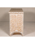 Anglo Style Soft Pink Dresser with Floral Themed Mother-of-Pearl Inlay-19. Asian & Chinese Furniture, Art, Antiques, Vintage Home Décor for sale at FEA Home