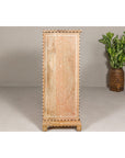 Anglo Style Narrow Cabinet with Foliage-Themed Bone Inlaid Décor-14. Asian & Chinese Furniture, Art, Antiques, Vintage Home Décor for sale at FEA Home