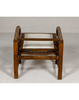 Anglo Style Bone Inlaid Armchair with Folding Back and Loop Arms-10. Asian & Chinese Furniture, Art, Antiques, Vintage Home Décor for sale at FEA Home