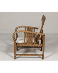 Anglo Style Bone Inlaid Armchair with Folding Back and Loop Arms-11. Asian & Chinese Furniture, Art, Antiques, Vintage Home Décor for sale at FEA Home
