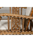 Anglo Style Bone Inlaid Armchair with Folding Back and Loop Arms-12. Asian & Chinese Furniture, Art, Antiques, Vintage Home Décor for sale at FEA Home