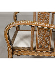 Anglo Style Bone Inlaid Armchair with Folding Back and Loop Arms-13. Asian & Chinese Furniture, Art, Antiques, Vintage Home Décor for sale at FEA Home