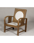 Anglo Style Bone Inlaid Armchair with Folding Back and Loop Arms-15. Asian & Chinese Furniture, Art, Antiques, Vintage Home Décor for sale at FEA Home