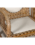 Anglo Style Bone Inlaid Armchair with Folding Back and Loop Arms-6. Asian & Chinese Furniture, Art, Antiques, Vintage Home Décor for sale at FEA Home