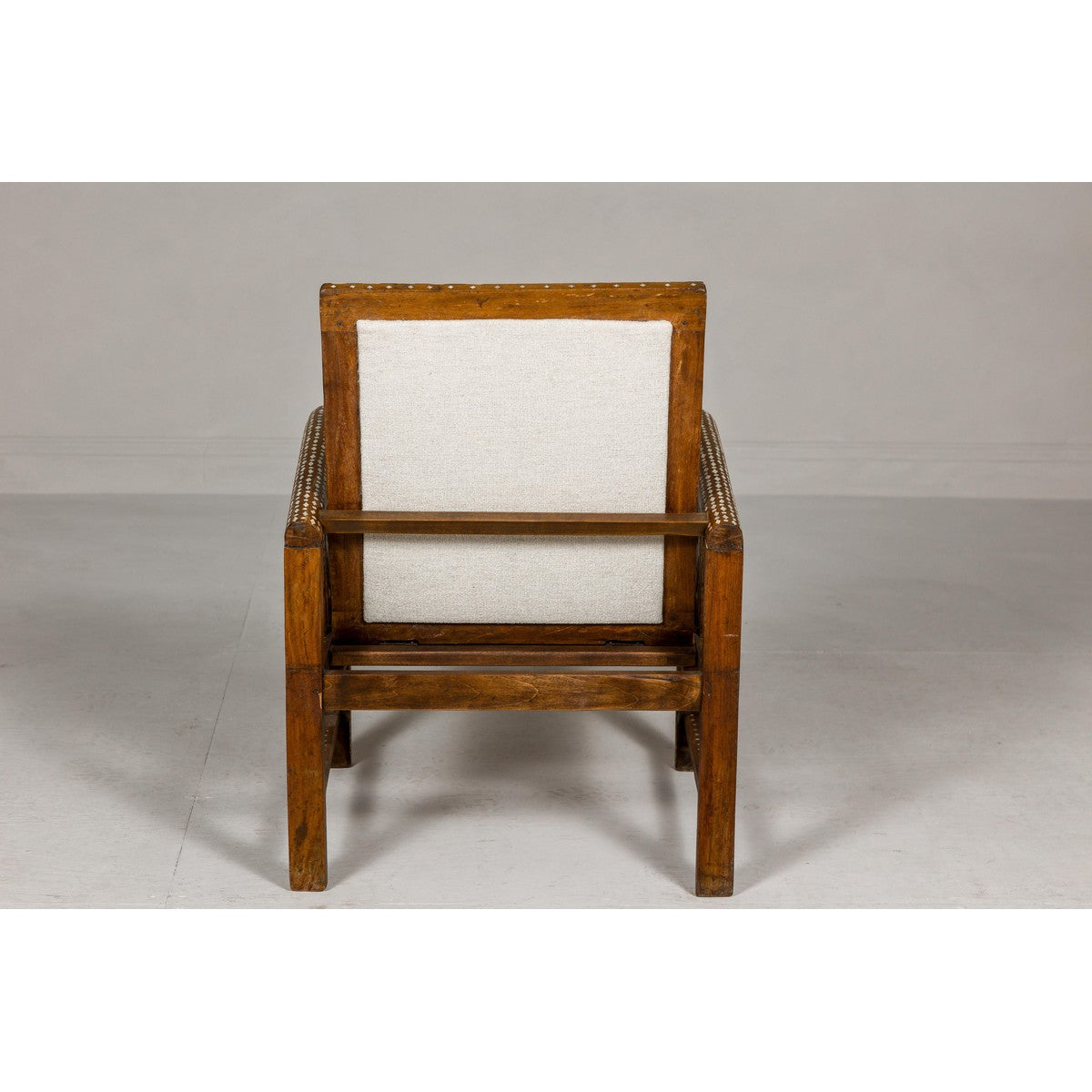 Anglo Style Bone Inlaid Armchair with Folding Back and Loop Arms-9. Asian & Chinese Furniture, Art, Antiques, Vintage Home Décor for sale at FEA Home