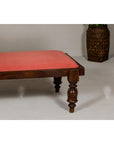 Récamier Style Daybed with Silk Cushion, Out-Scrolling Back and Turned Legs-16. Asian & Chinese Furniture, Art, Antiques, Vintage Home Décor for sale at FEA Home
