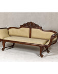 Dutch Colonial Wooden Settee with Carved Crest and Out-Scrolling Arms-10. Asian & Chinese Furniture, Art, Antiques, Vintage Home Décor for sale at FEA Home