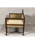 Dutch Colonial Wooden Settee with Carved Crest and Out-Scrolling Arms-15. Asian & Chinese Furniture, Art, Antiques, Vintage Home Décor for sale at FEA Home
