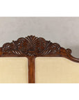 Dutch Colonial Wooden Settee with Carved Crest and Out-Scrolling Arms-4. Asian & Chinese Furniture, Art, Antiques, Vintage Home Décor for sale at FEA Home
