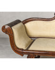 Dutch Colonial Wooden Settee with Carved Crest and Out-Scrolling Arms-5. Asian & Chinese Furniture, Art, Antiques, Vintage Home Décor for sale at FEA Home