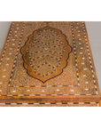 Anglo-Indian Style Mango Wood Dresser with Eight Drawers and Floral Bone Inlay-20. Asian & Chinese Furniture, Art, Antiques, Vintage Home Décor for sale at FEA Home