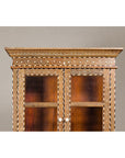Anglo Style Buffet à Deux-Corps with Abundant Floral Themed Bone Inlay-4. Asian & Chinese Furniture, Art, Antiques, Vintage Home Décor for sale at FEA Home