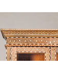 Anglo Style Buffet à Deux-Corps with Abundant Floral Themed Bone Inlay-8. Asian & Chinese Furniture, Art, Antiques, Vintage Home Décor for sale at FEA Home