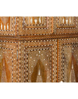 Anglo Style Buffet à Deux-Corps with Floral and Bird Bone Inlay-13. Asian & Chinese Furniture, Art, Antiques, Vintage Home Décor for sale at FEA Home