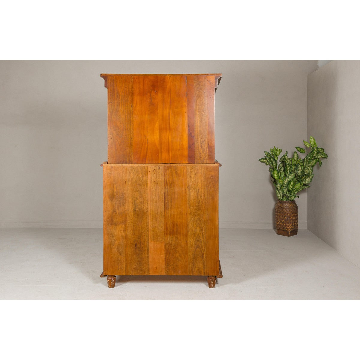 Anglo Style Buffet à Deux-Corps with Floral and Bird Bone Inlay-15. Asian & Chinese Furniture, Art, Antiques, Vintage Home Décor for sale at FEA Home
