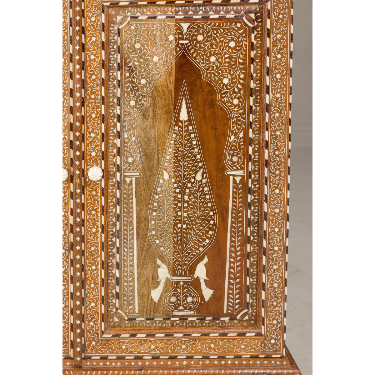 Anglo Style Buffet à Deux-Corps with Floral and Bird Bone Inlay-8. Asian & Chinese Furniture, Art, Antiques, Vintage Home Décor for sale at FEA Home