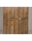 Anglo Indian Style Mango Wood Tall Cabinet with Floral Themed Bone Inlaid Décor-11. Asian & Chinese Furniture, Art, Antiques, Vintage Home Décor for sale at FEA Home