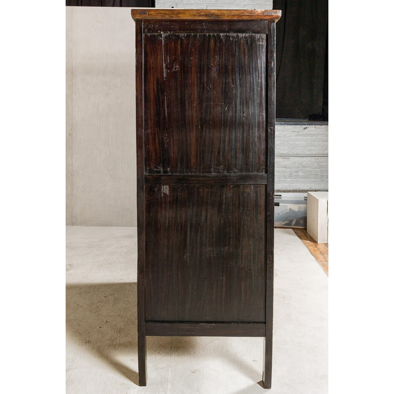Oversized Qing Apothecary Cabinet with 76 Drawers and Calligraphy-YN8039-11. Asian & Chinese Furniture, Art, Antiques, Vintage Home Décor for sale at FEA Home