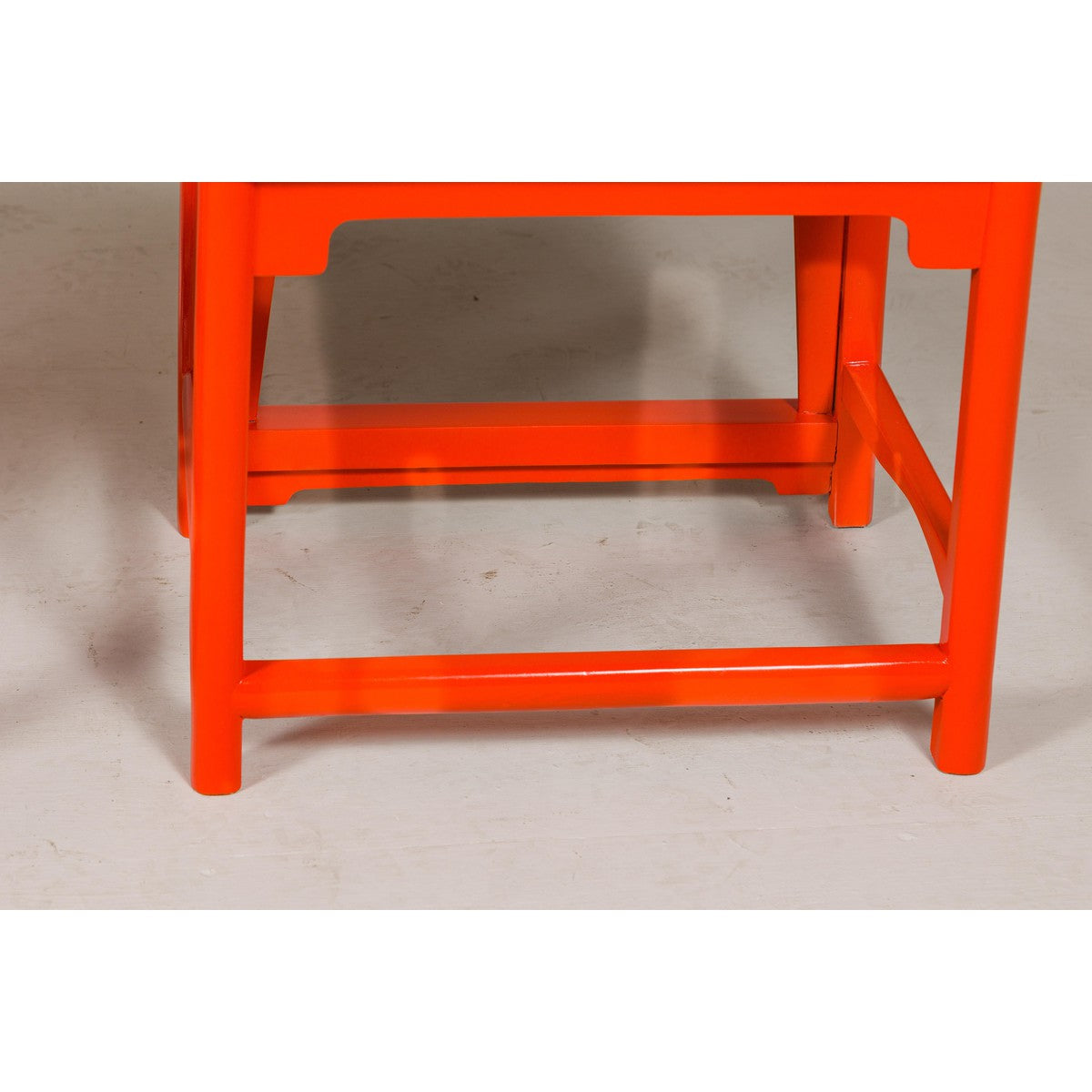 "The Lava Chair", Yoke Back Armchairs with Custom Deep Orange Lacquer, a Pair-12. Asian & Chinese Furniture, Art, Antiques, Vintage Home Décor for sale at FEA Home