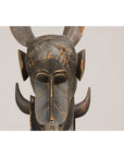 Wooden Mythical Animal Mask Mounted on Custom Base-9. Asian & Chinese Furniture, Art, Antiques, Vintage Home Décor for sale at FEA Home