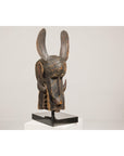 Wooden Mythical Animal Mask Mounted on Custom Base-10. Asian & Chinese Furniture, Art, Antiques, Vintage Home Décor for sale at FEA Home
