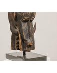 Wooden Mythical Animal Mask Mounted on Custom Base-11. Asian & Chinese Furniture, Art, Antiques, Vintage Home Décor for sale at FEA Home