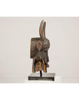 Wooden Mythical Animal Mask Mounted on Custom Base-12. Asian & Chinese Furniture, Art, Antiques, Vintage Home Décor for sale at FEA Home